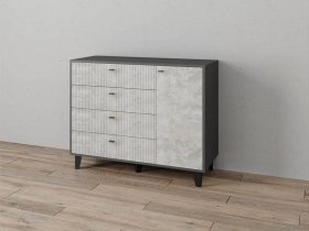 Комод «Катрин-13» (графит/мальта) в Скале - skala.mebel-nsk.ru | фото