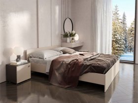 Кровать двухспальная 1,6м Гиза в Скале - skala.mebel-nsk.ru | фото