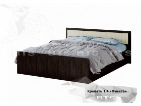 Кровать двуспальная 1,4м LIGHT Фиеста (BTS) в Скале - skala.mebel-nsk.ru | фото