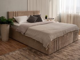 Кровать двуспальная 1,4м с подъем. мех. Леванте в Скале - skala.mebel-nsk.ru | фото