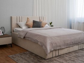 Кровать двуспальная 1,8м с подъем. мех. Леванте в Скале - skala.mebel-nsk.ru | фото