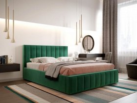 Кровать мягкая 1,4 Вена стандарт, вар.1 в Скале - skala.mebel-nsk.ru | фото
