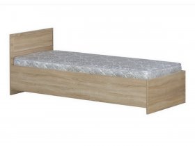 Кровать односпальная 0,8м-2 (прямая спинка) в Скале - skala.mebel-nsk.ru | фото