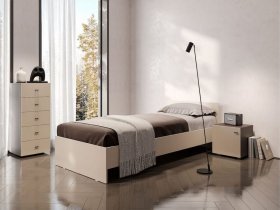 Кровать односпальная 0,9м Гиза в Скале - skala.mebel-nsk.ru | фото