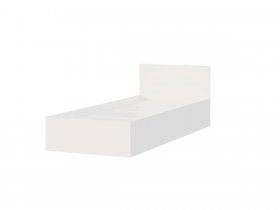 Кровать односпальная Мори КРМ 900.1 (белый) в Скале - skala.mebel-nsk.ru | фото