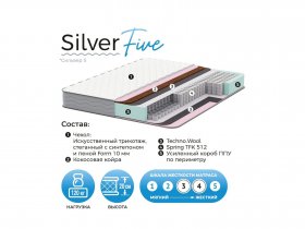 Матрас Silver Five в Скале - skala.mebel-nsk.ru | фото