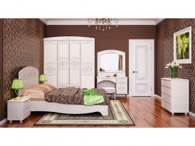 Модульная спальня Каролина в Скале - skala.mebel-nsk.ru | фото