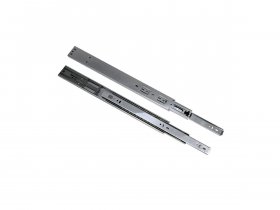 Направляющие полновыкатные шариковые, 45х450мм, PUSH TO OPEN, GTV в Скале - skala.mebel-nsk.ru | фото