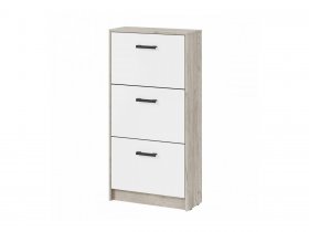 Обувница ОБ-3 Вега (дуб крафт серый/белый) в Скале - skala.mebel-nsk.ru | фото