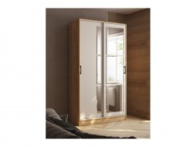 Шкаф-купе 1,2м «Стиль-2» (дуб крафт золотой/кашемир) в Скале - skala.mebel-nsk.ru | фото