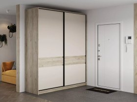 Шкаф-купе Бостон ШК-005 (2.0 м) (дуб крафт серый/кашемир) в Скале - skala.mebel-nsk.ru | фото