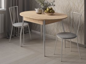 Стол обеденный Орфей-5 Ст030.3 (дуб крафт золотой) в Скале - skala.mebel-nsk.ru | фото