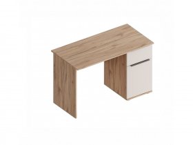 Стол письменный Правый Сицилия (дуб альпийский/тефия) в Скале - skala.mebel-nsk.ru | фото