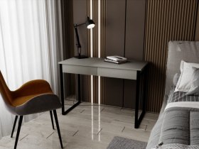 Стол письменный Ст043.0 (графит серый/черный муар) в Скале - skala.mebel-nsk.ru | фото