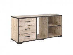 Тумба 1200 Тм075.0 Гермес лофт (дуб крафт серый) в Скале - skala.mebel-nsk.ru | фото
