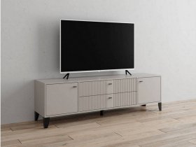 Тумба под ТВ Парус-10 (кашемир/сантьяго софт) в Скале - skala.mebel-nsk.ru | фото